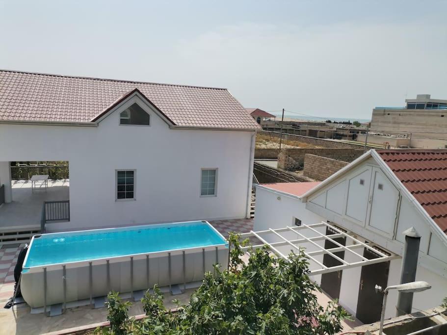 Villa A White House Close To Sea Breeze With Sauna & Pool Nardaran Exterior foto